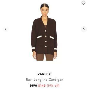 Varley oversized cardigan
